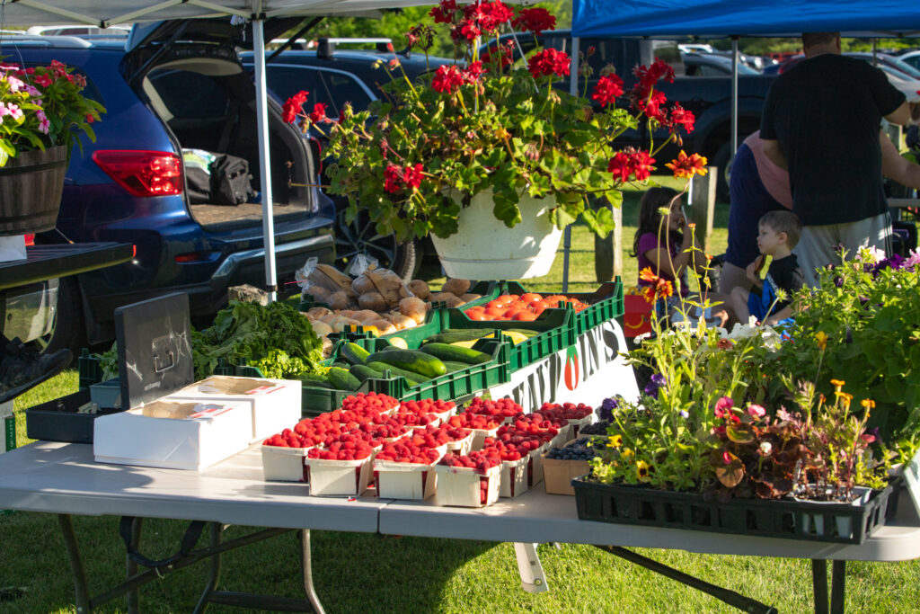 fruits and vegetables at Farmers Market